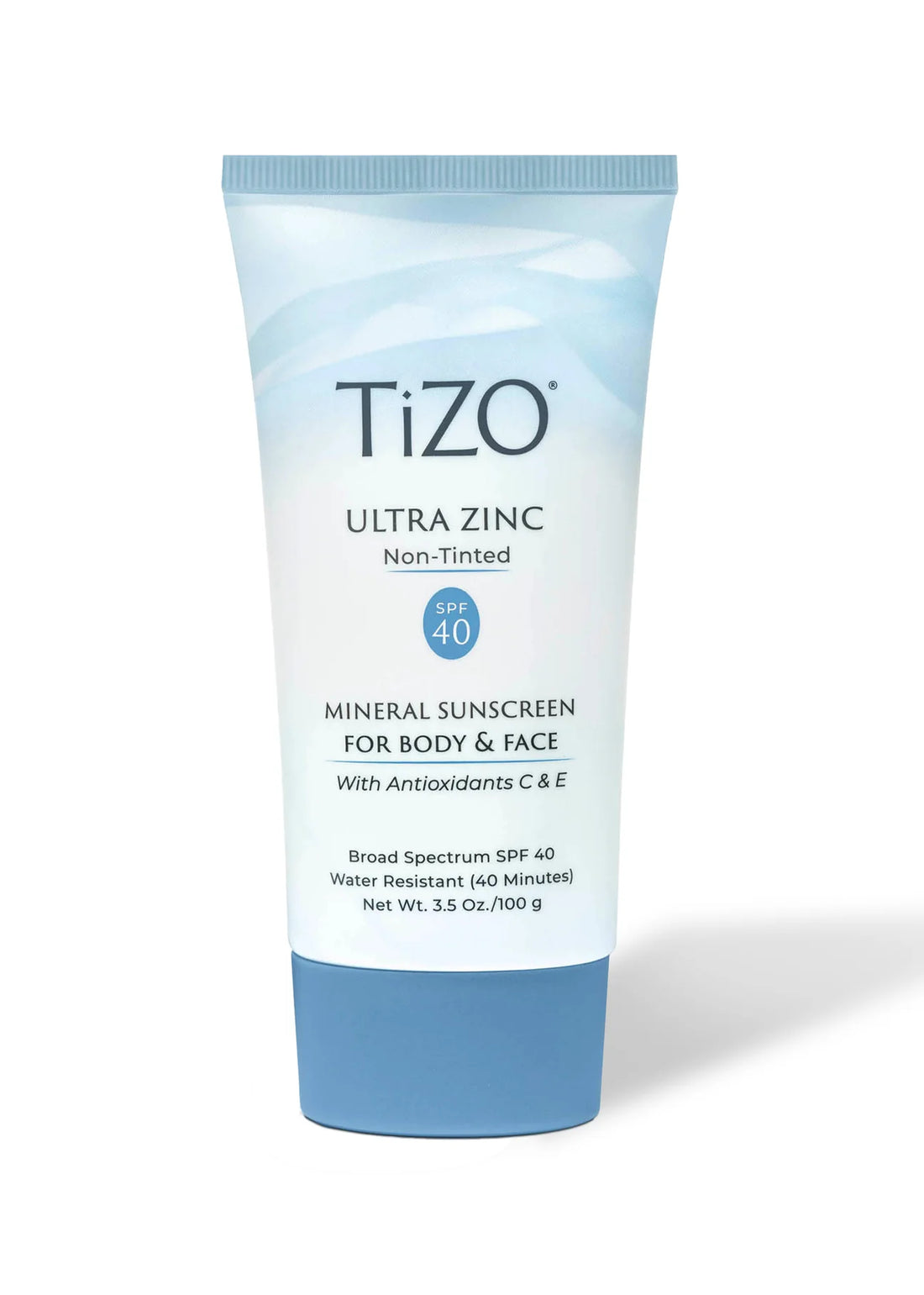 Tizo Ultra Zinc Mineral Sunscreen for Body & Face Non-Tinted SPF 40 Zinc Oxide 20%