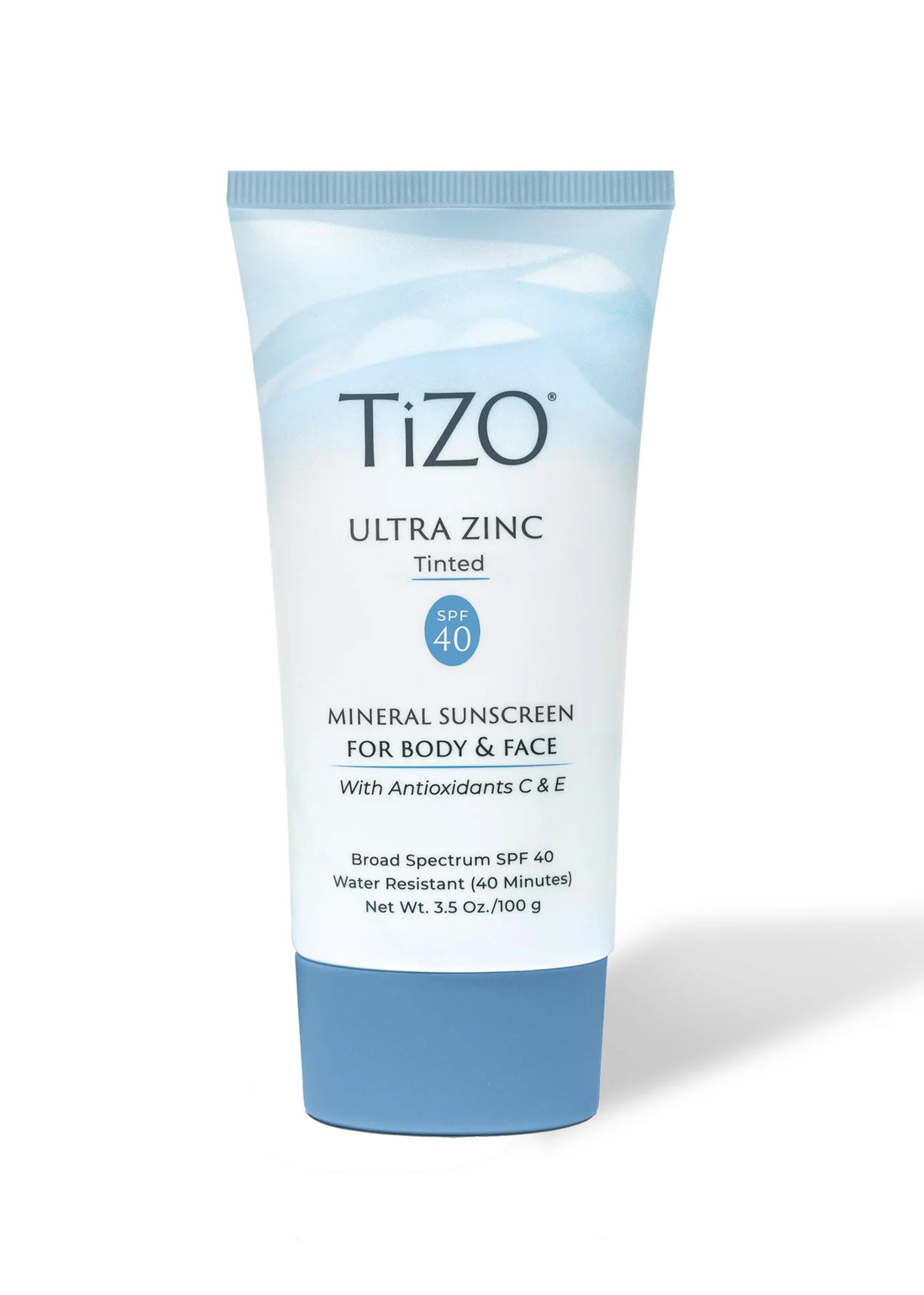 Tizo Ultra Zinc Mineral Sunscreen for Body & Face Tinted SPF 40 Zinc Oxide 20%