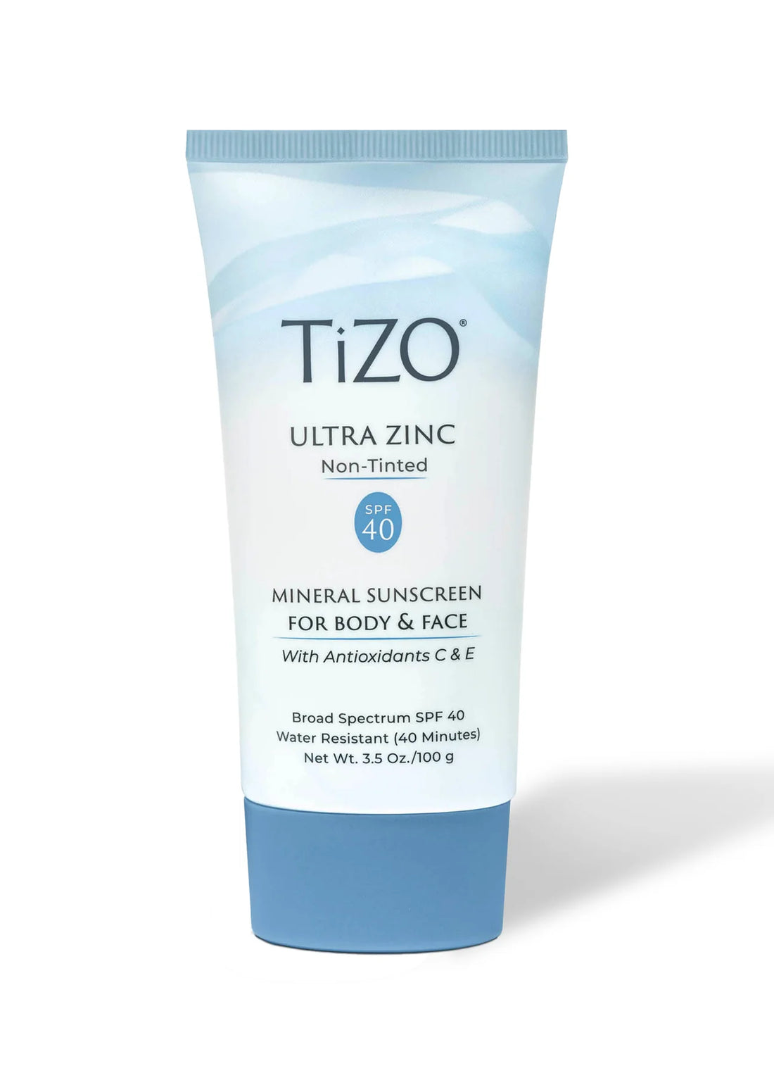 Tizo Ultra Zinc Mineral Sunscreen for Body & Face (Non-Tinted) SPF 40 Zinc Oxide 20% 100g