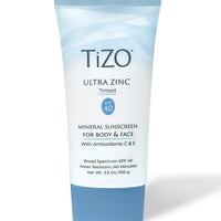 Tizo Ultra Zinc Mineral Sunscreen for Body & Face (Tinted) SPF 40 Zinc Oxide 20% 100g